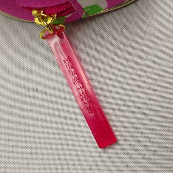 Estee Lauder Lilly Pulitzer Floral Print Waterproof Cosmetic Bag - Picture 3 of 4